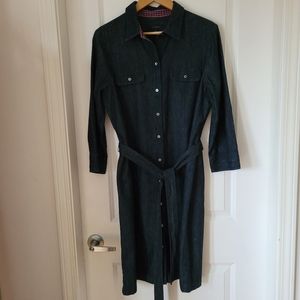 Talbots denim shirt dress
